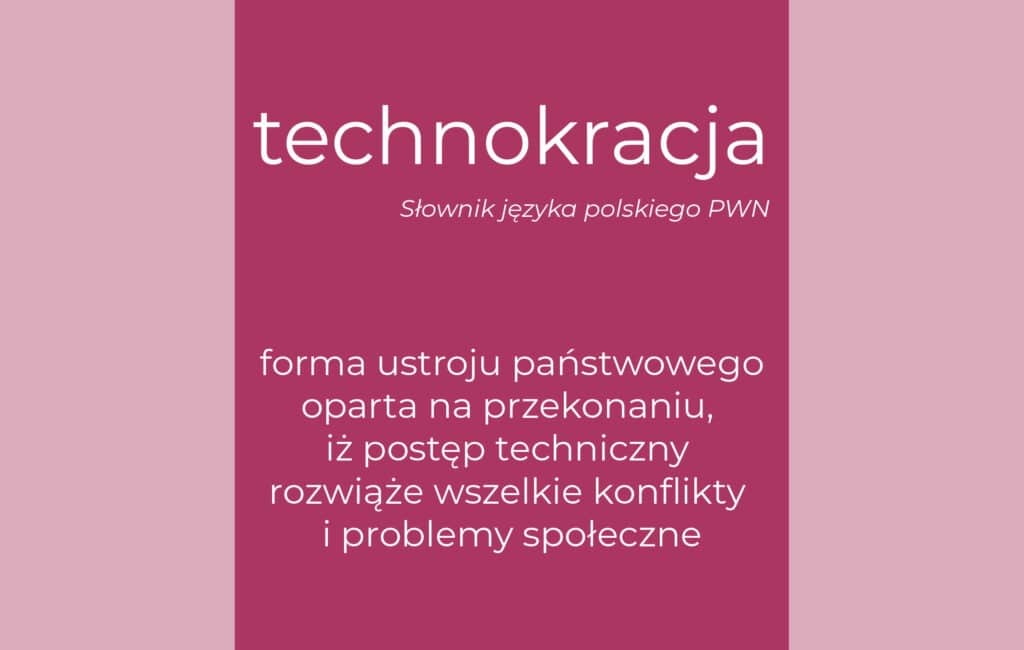 banner Technokracja - definicja